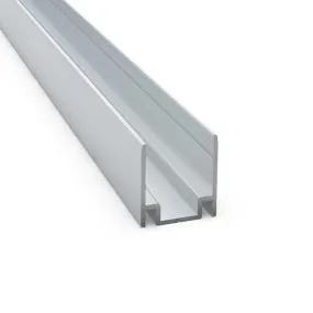 15mm X 17mm Aqs-505 Aluminium Profile 1000mm Or 2000mm In Silver