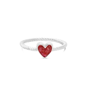 4ocean x Dune Stackable Heart Ring