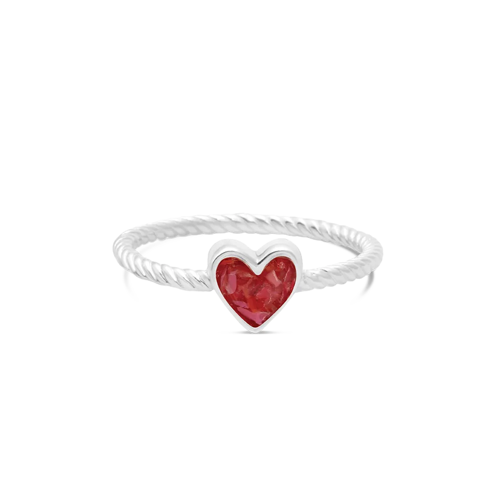 4ocean x Dune Stackable Heart Ring