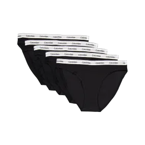 5 Pack Bikini (low-rise) Black/black/black/black/black