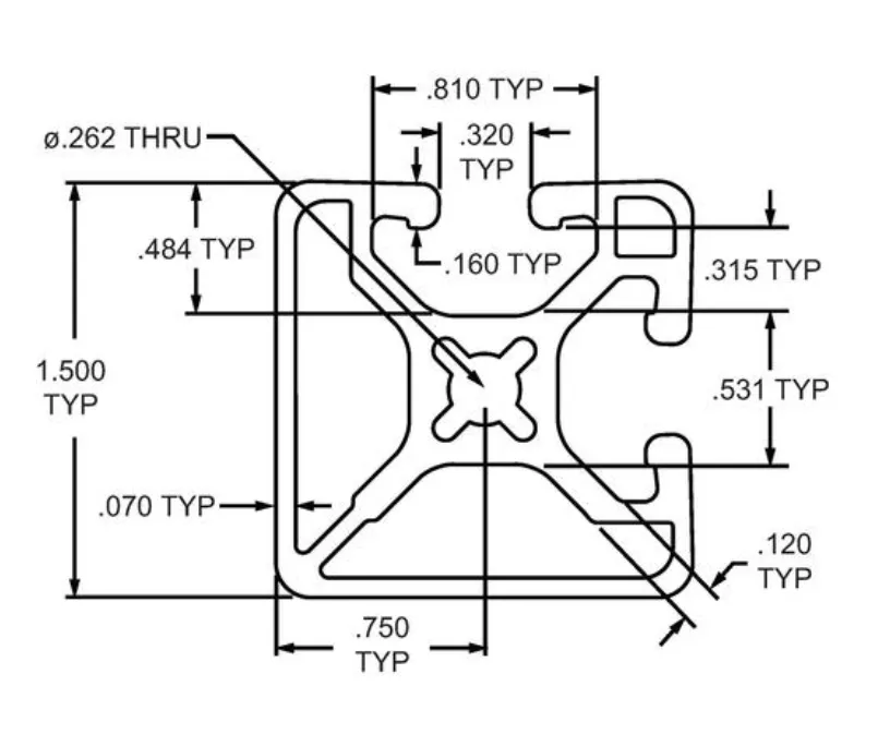 80/20 Aluminum (1502-LS)