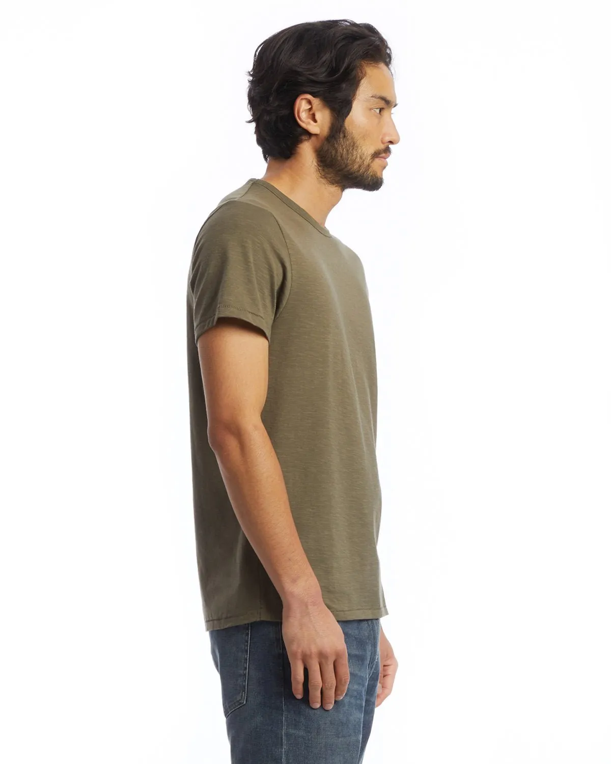 Alternative 6094S1 Men's Slub Crew T-Shirt