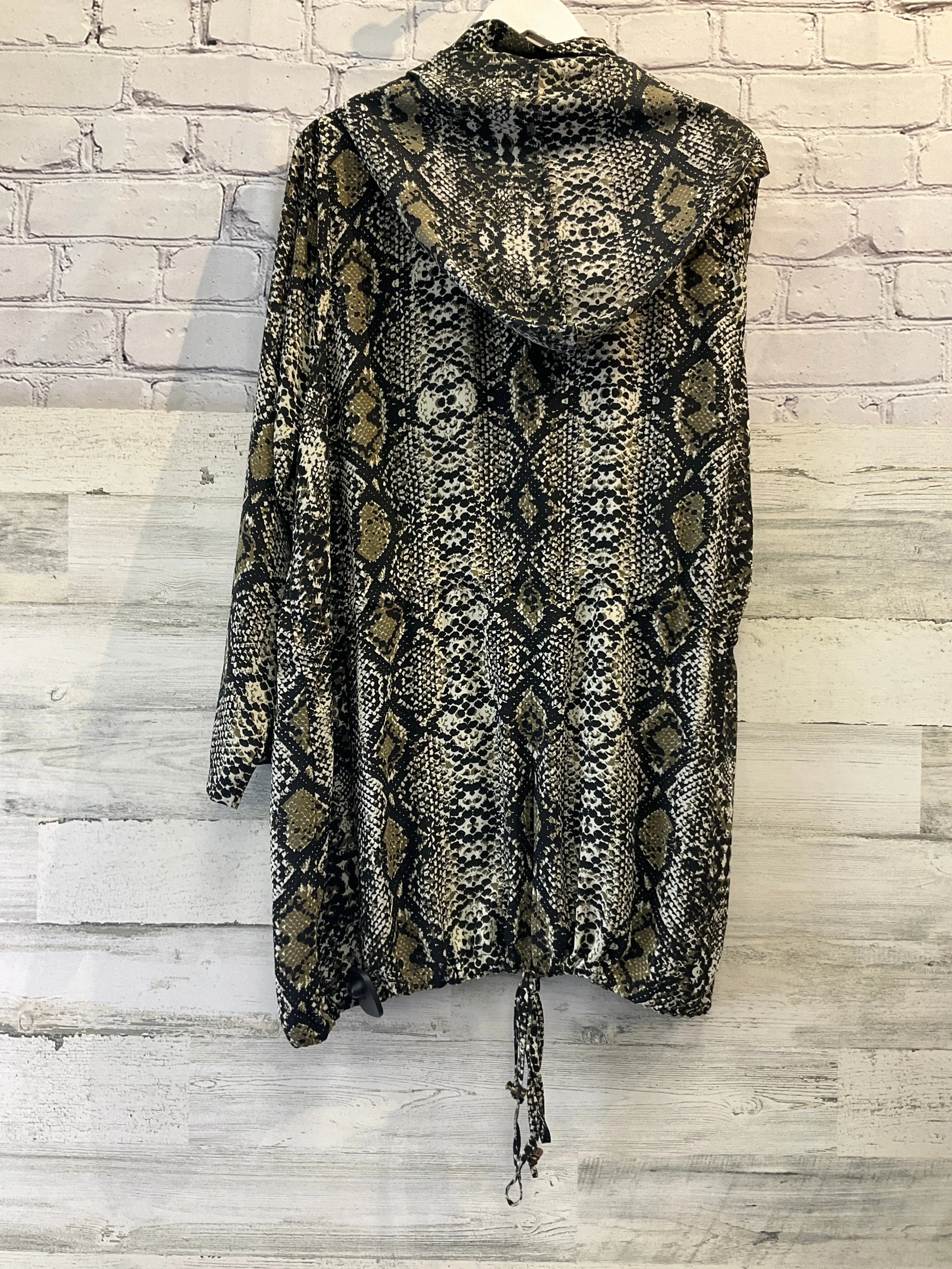 Animal Print Jacket Utility Daniel Rainn, Size 1x