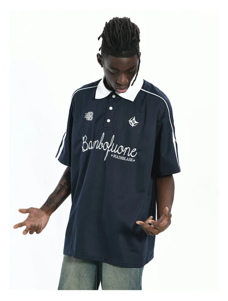 Baenbofuone | Vintage Embroided Polo T-Shirt