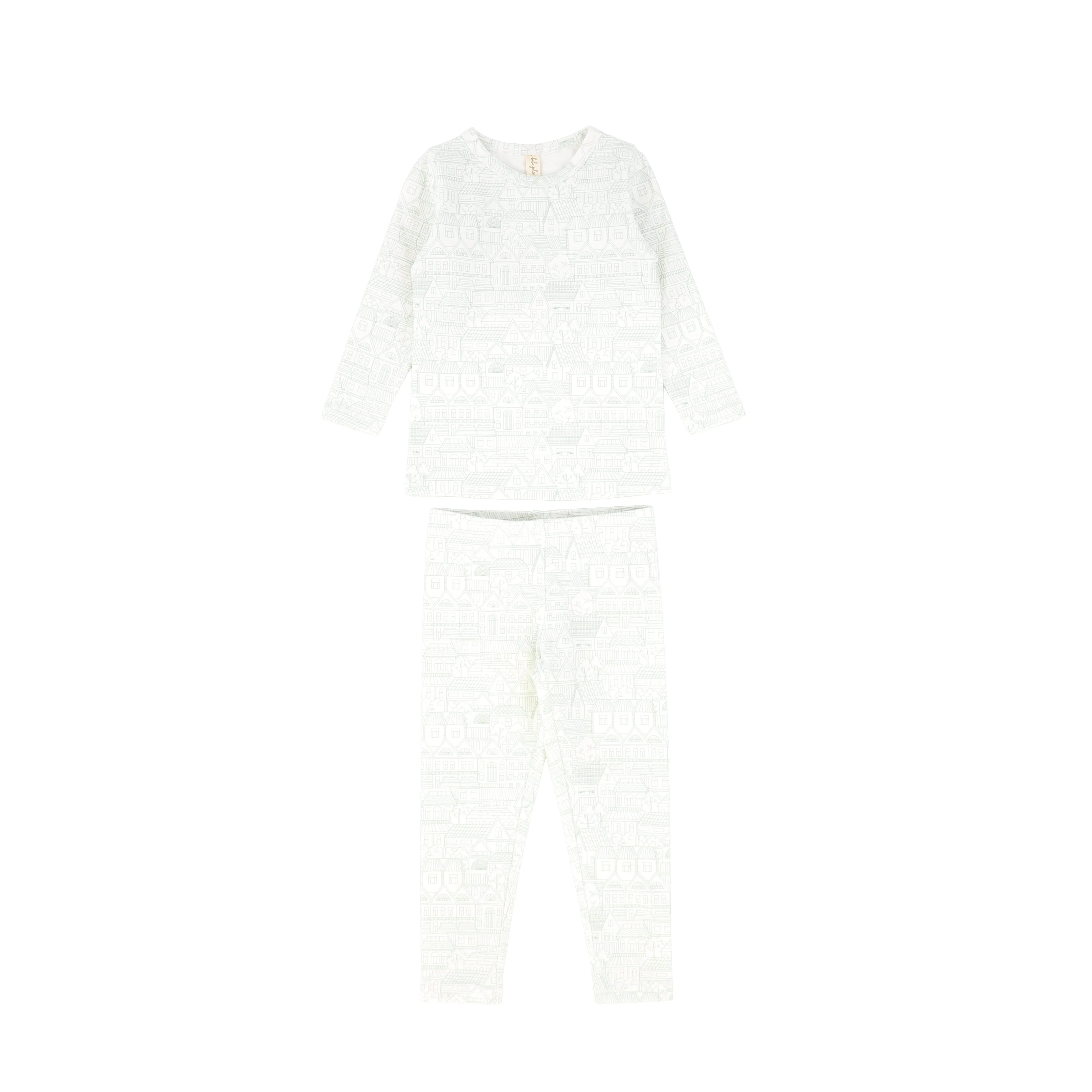 Bebe Jolee Sage Toile Print Sleepwear Set