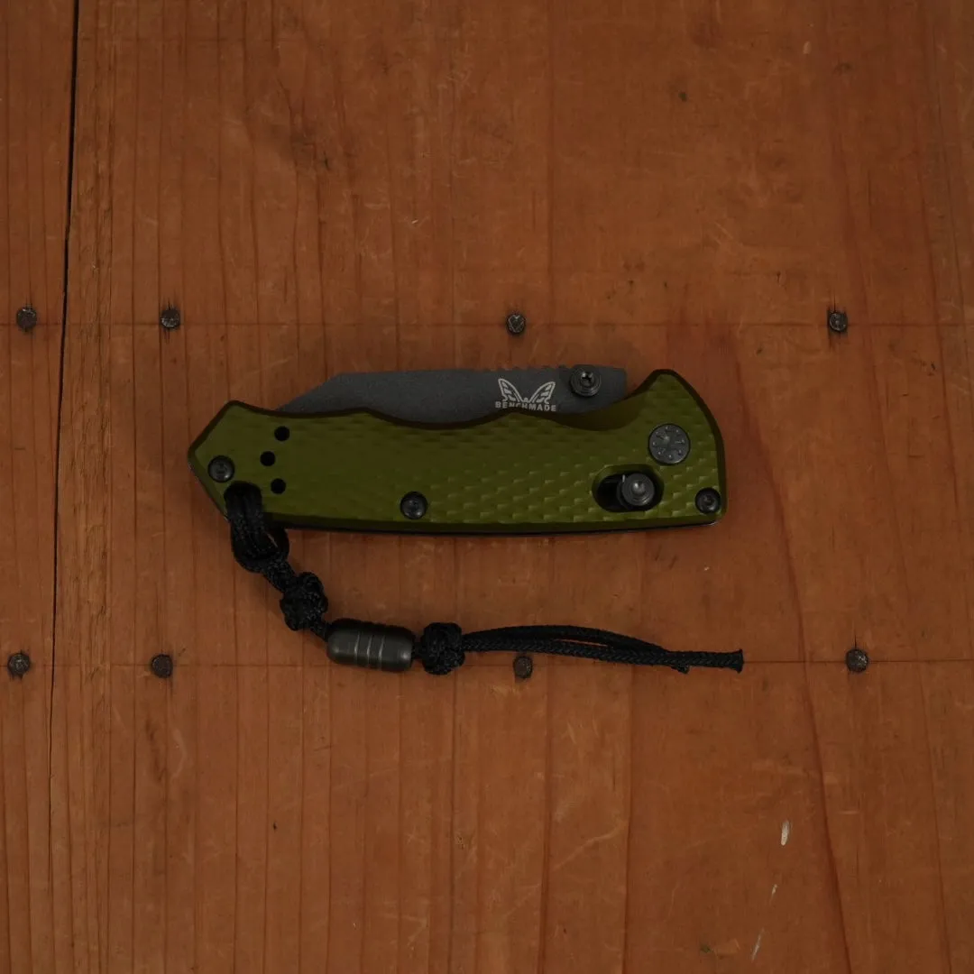 Benchmade 290BK-2 Full Immunity Wharncliffe CPM-M4 AXIS Lock Woodland Green Handle