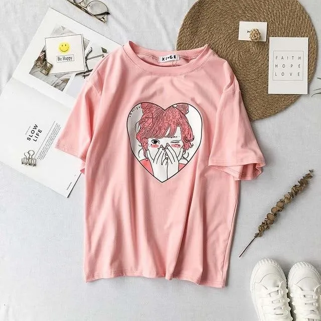 Blushy Girl Tee