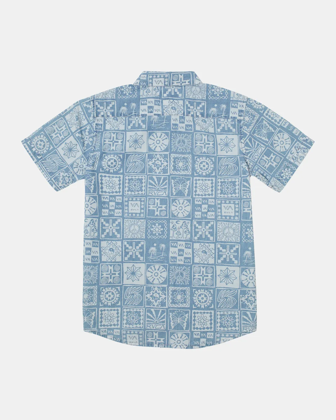 Boys Frame Chambray Short Sleeve Woven Shirt - Light Blue