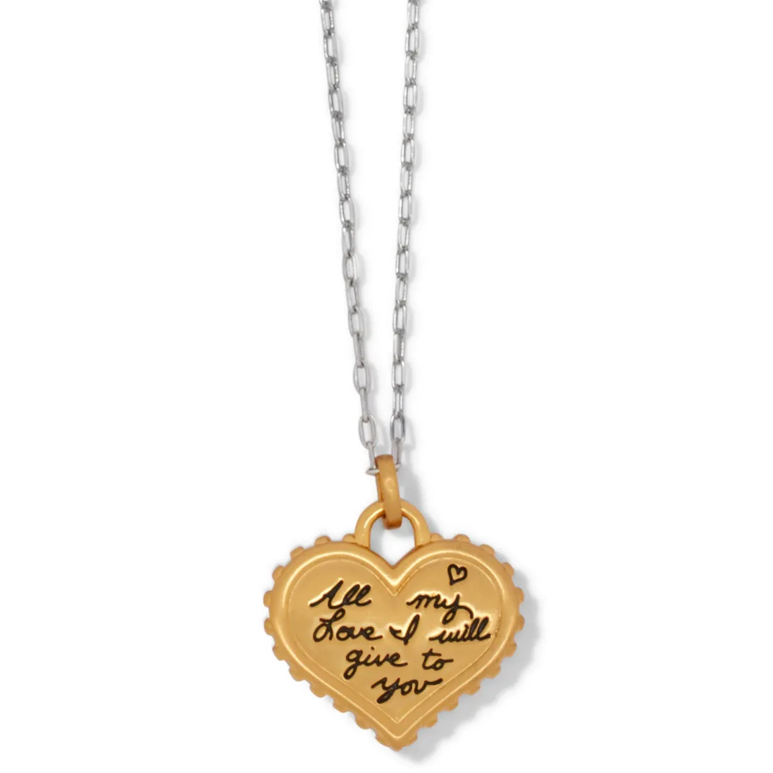 Brighton Simply Charming Giving Heart Necklace