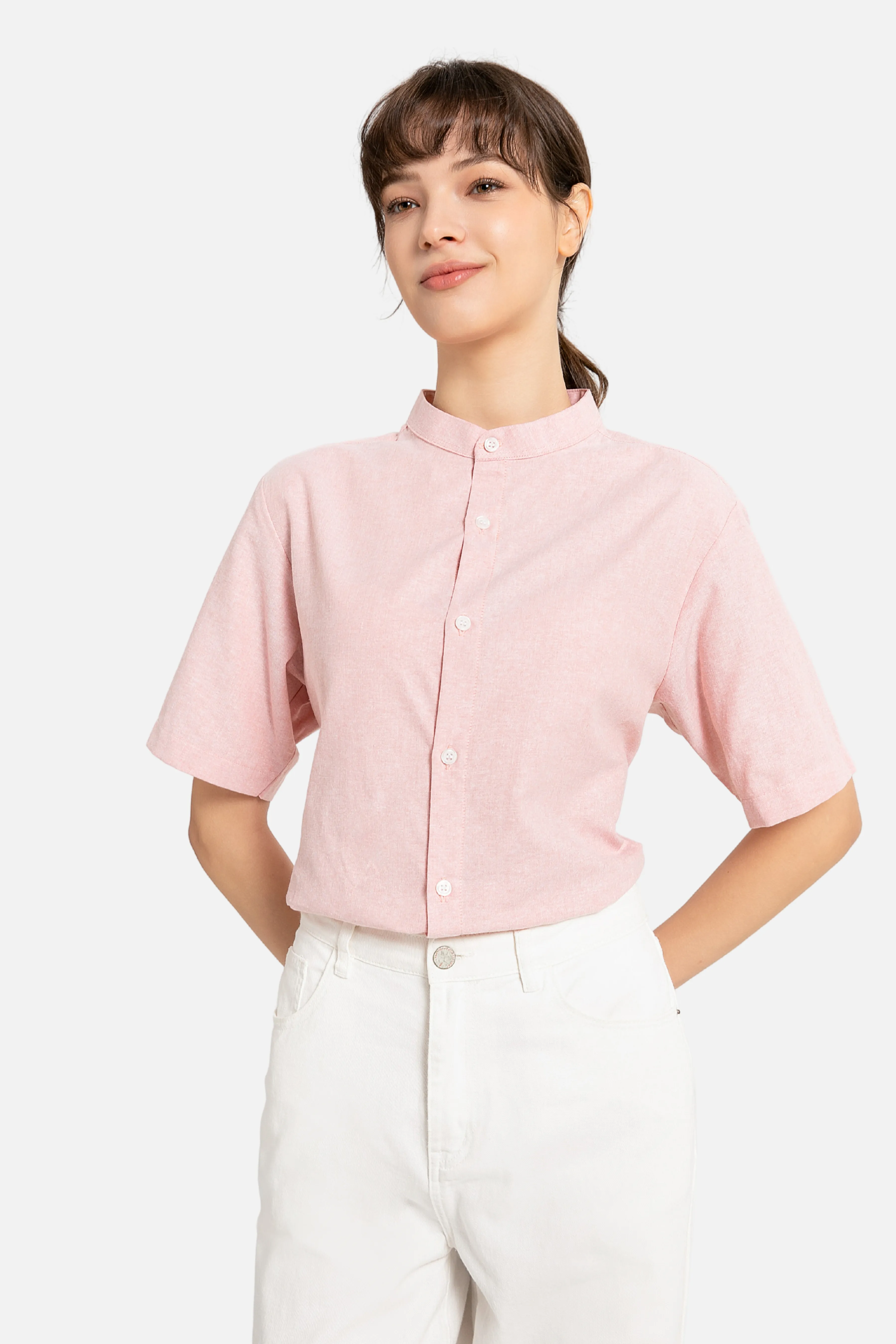 Brydan Pink Shirt, Short Sleeve