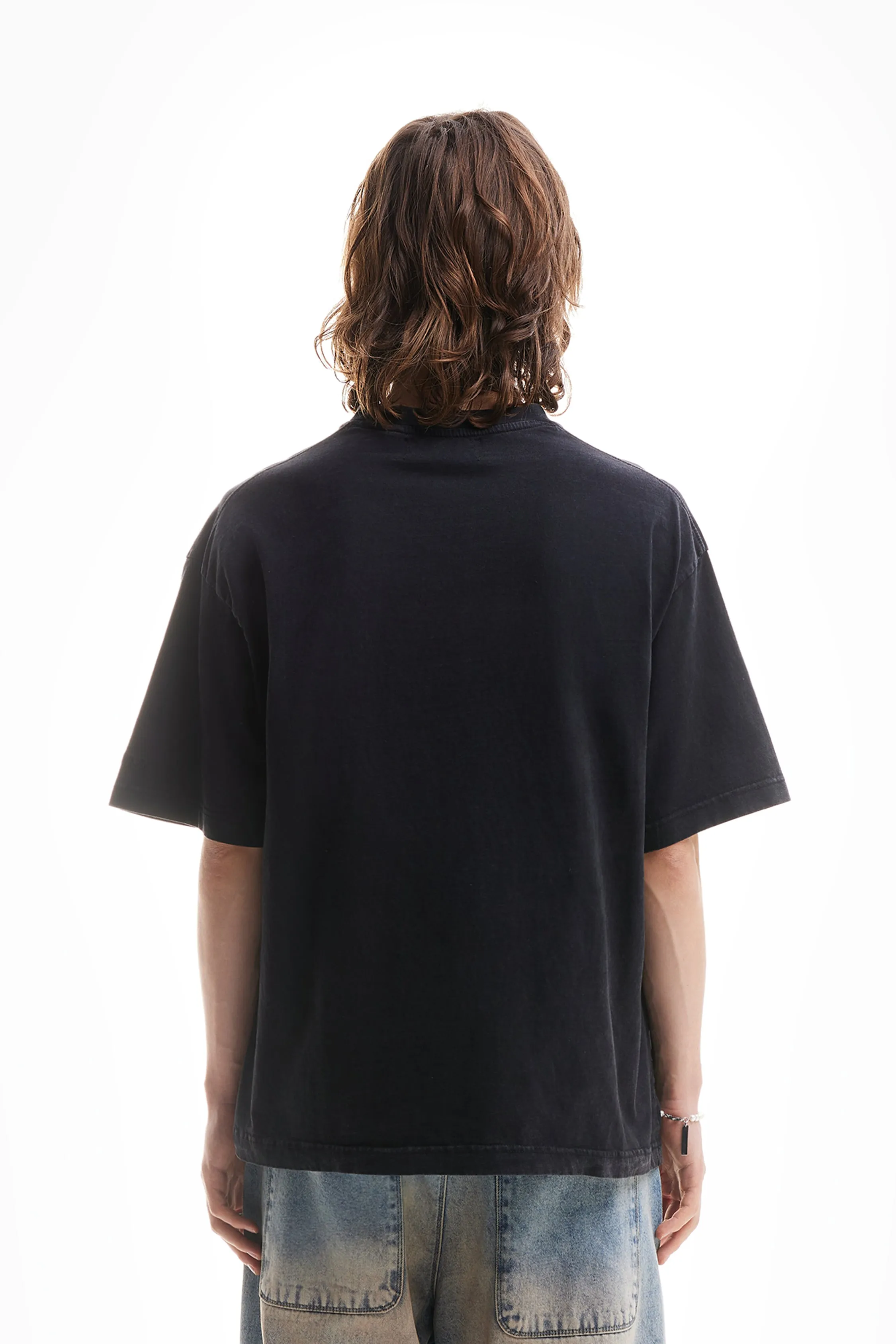 CASTLE BLACK WASHED T-SHIRT