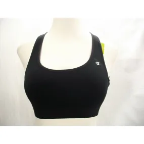 Champion B9504 Absolute Racerback Sports Bra SmoothTec Band LARGE Black NWT