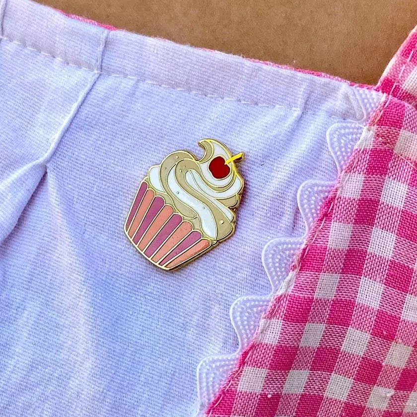 Charming Cupcake Enamel Pin