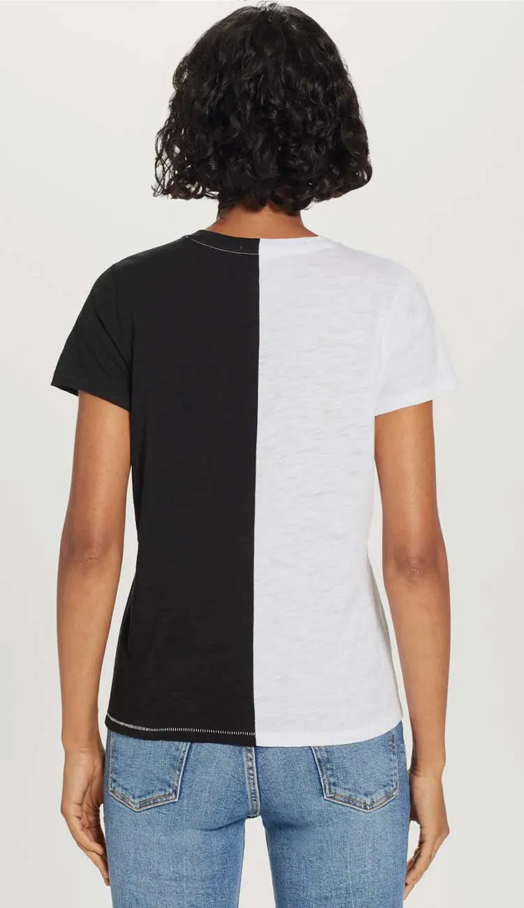 Color Pop Tee - Black & White