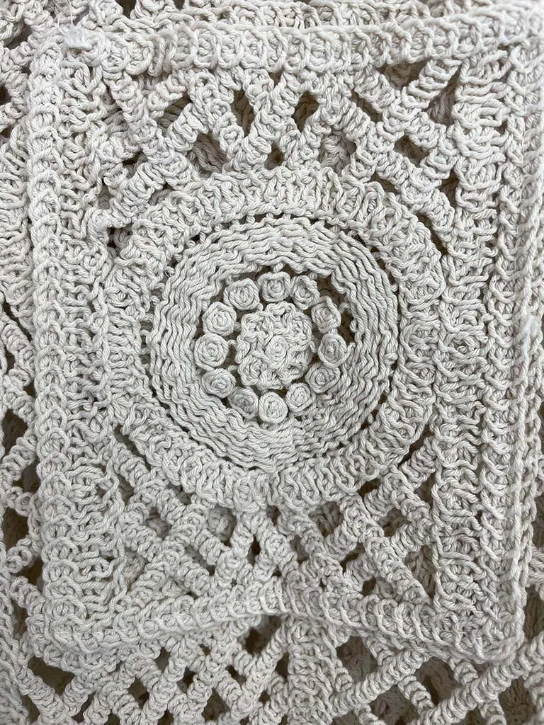 Crochet Cardigan - Stone