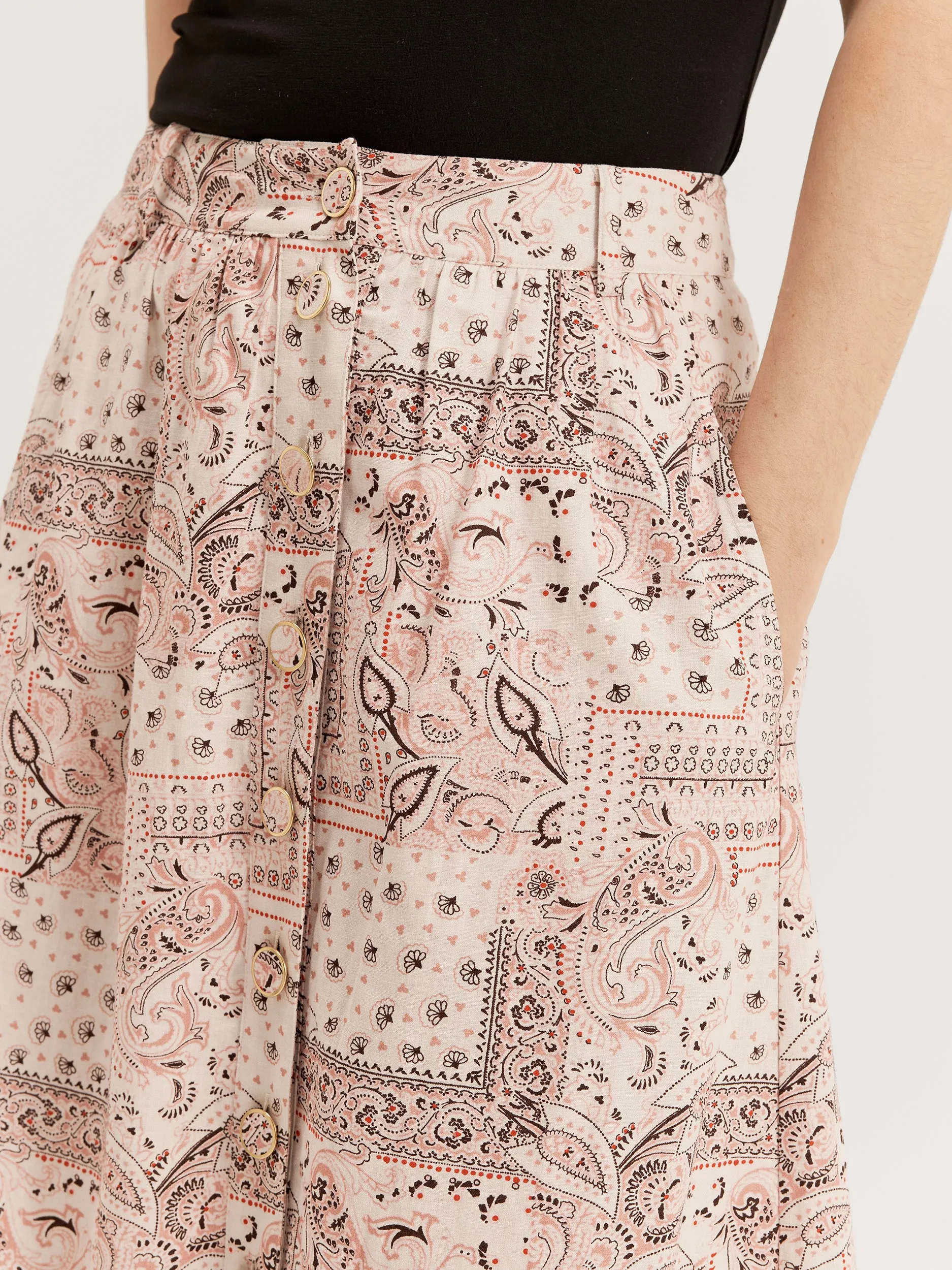 Cypress Paisley Skirt