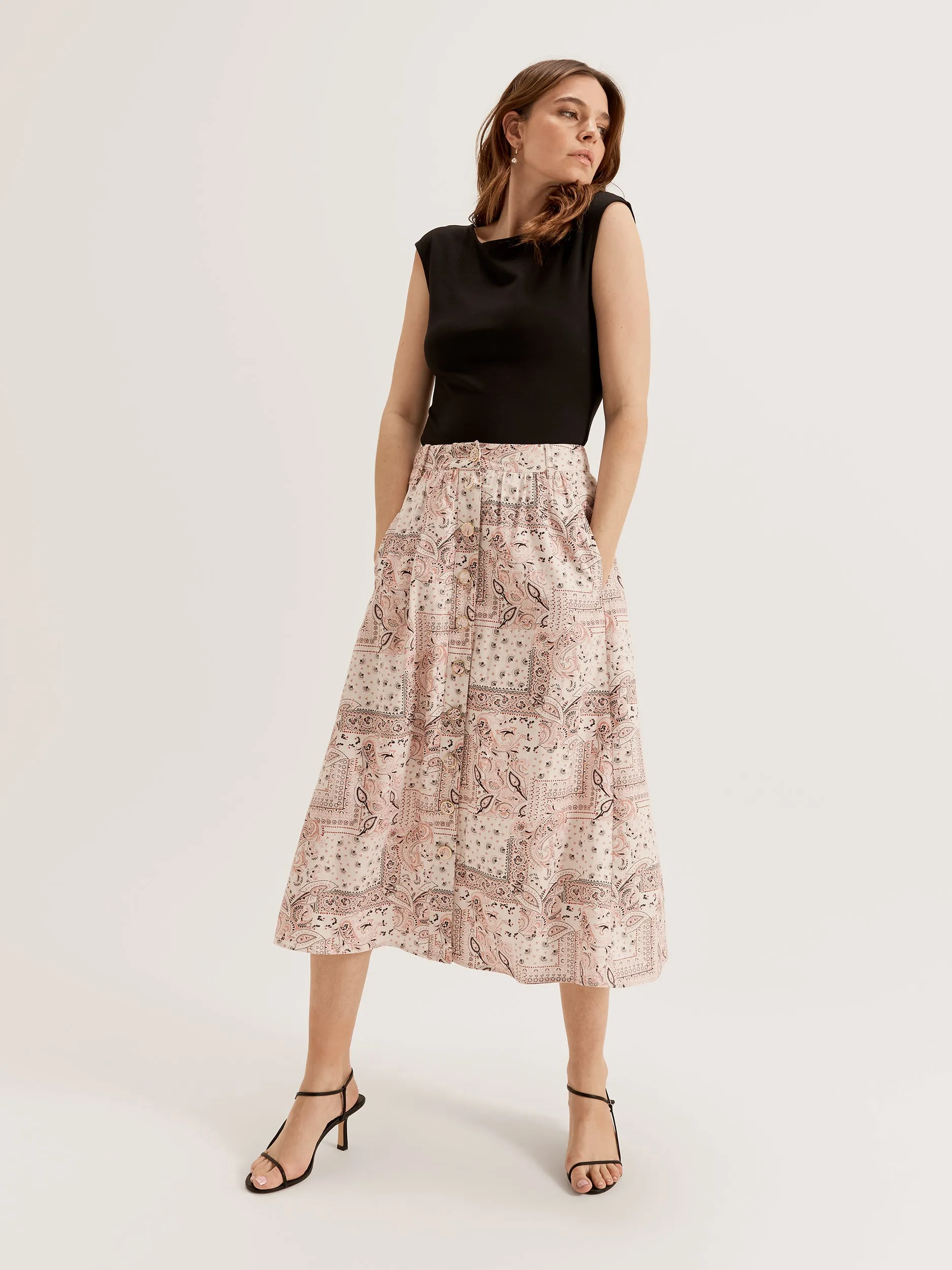 Cypress Paisley Skirt