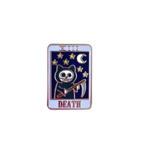 Death Tarot Kitty - Enamel Pin