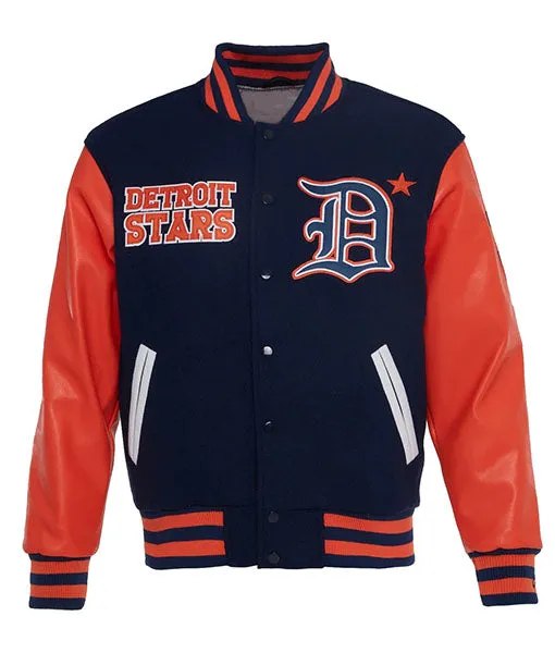 Detroit Blue Varsity Jacke