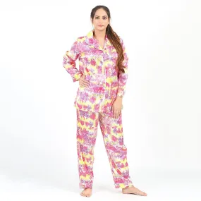 Espicopink | Silk Print Loungewear - Rainbow