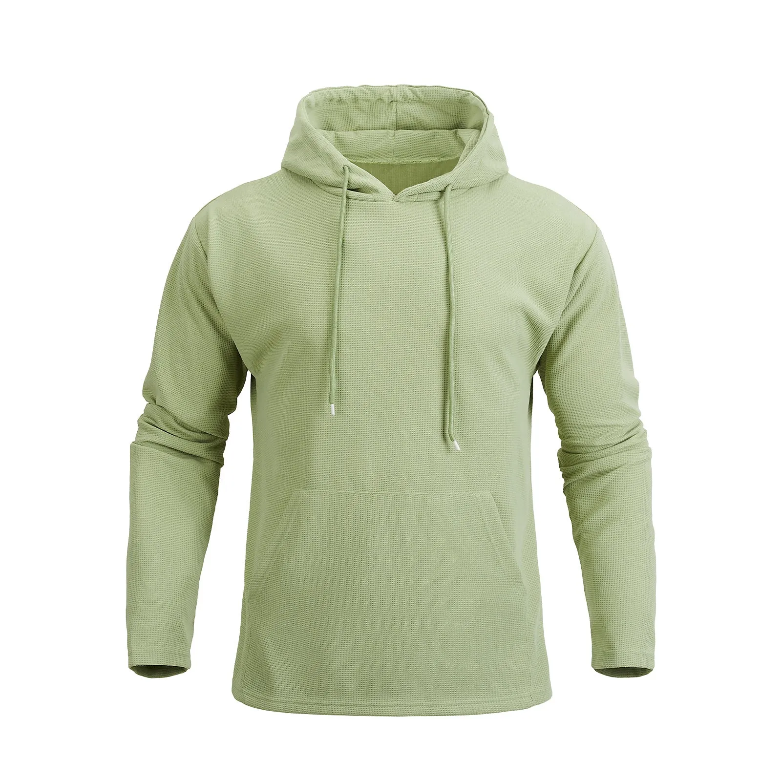 ESSENTIAL POCKET WAFFLE HOODIE