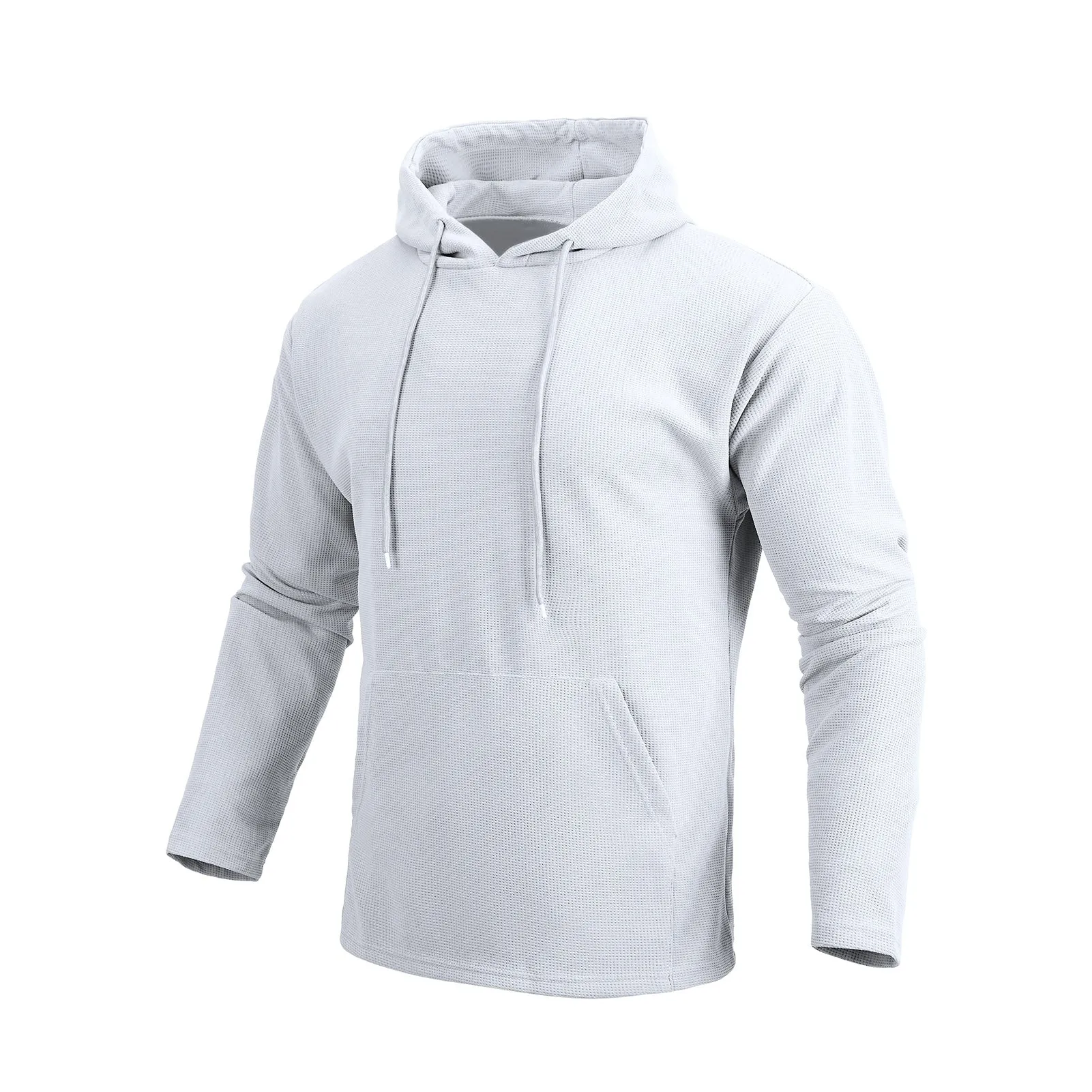 ESSENTIAL POCKET WAFFLE HOODIE