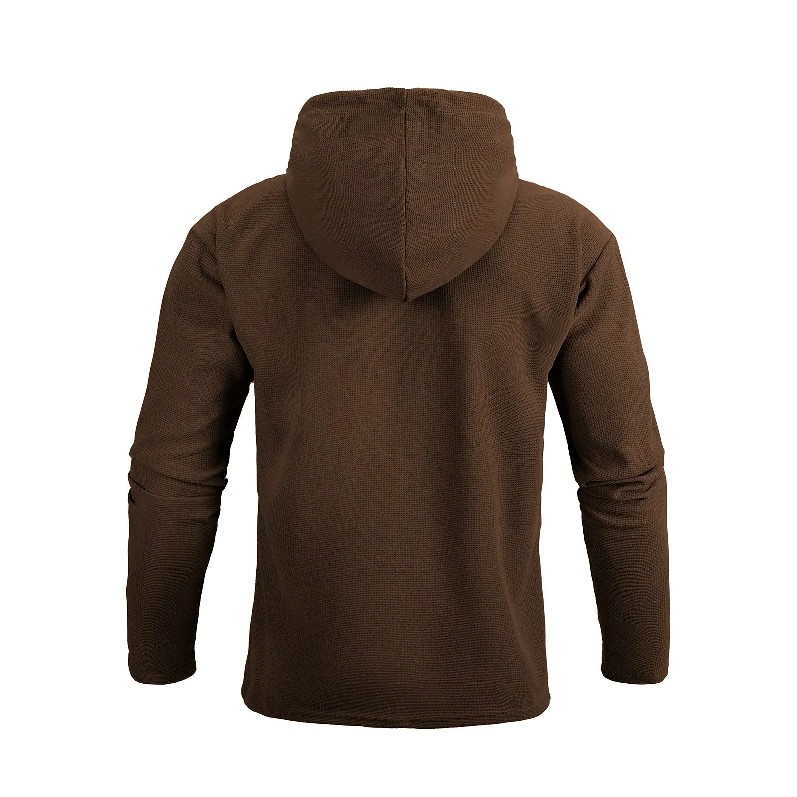 ESSENTIAL POCKET WAFFLE HOODIE