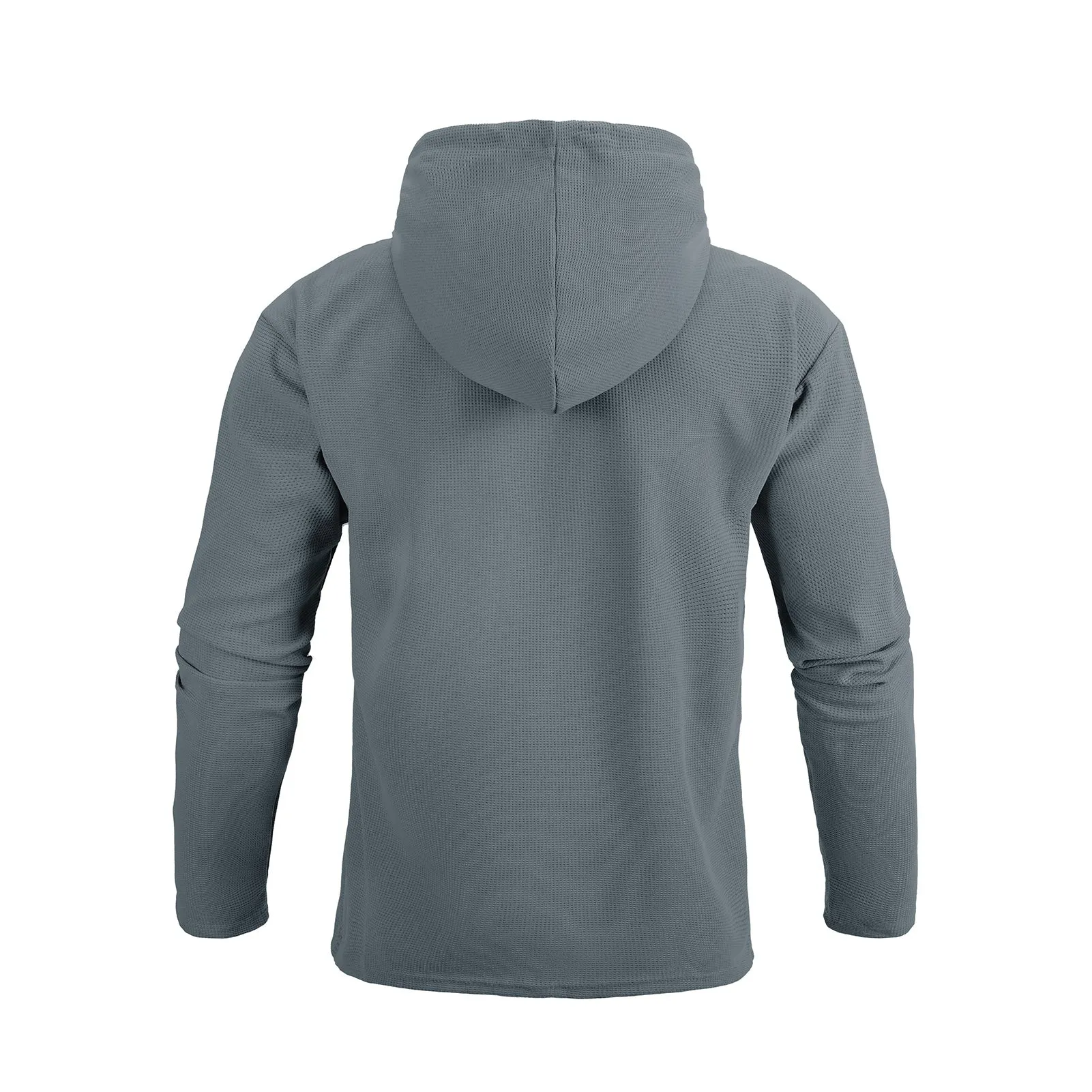 ESSENTIAL POCKET WAFFLE HOODIE