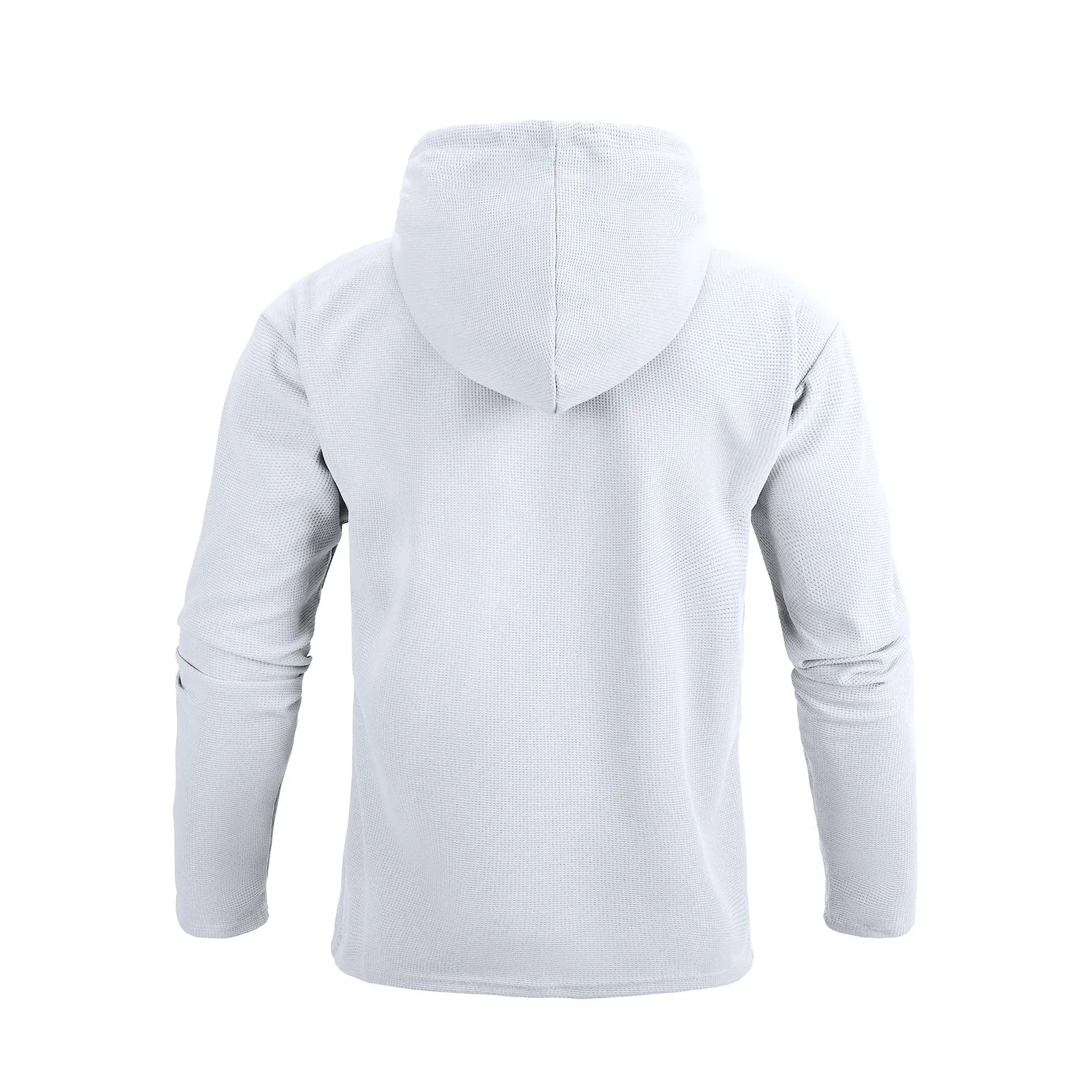 ESSENTIAL POCKET WAFFLE HOODIE