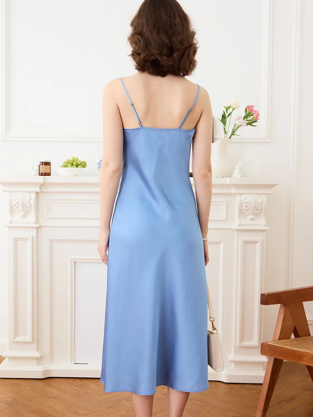 【Final Sale】Jada Romantic Sling Blue Dress