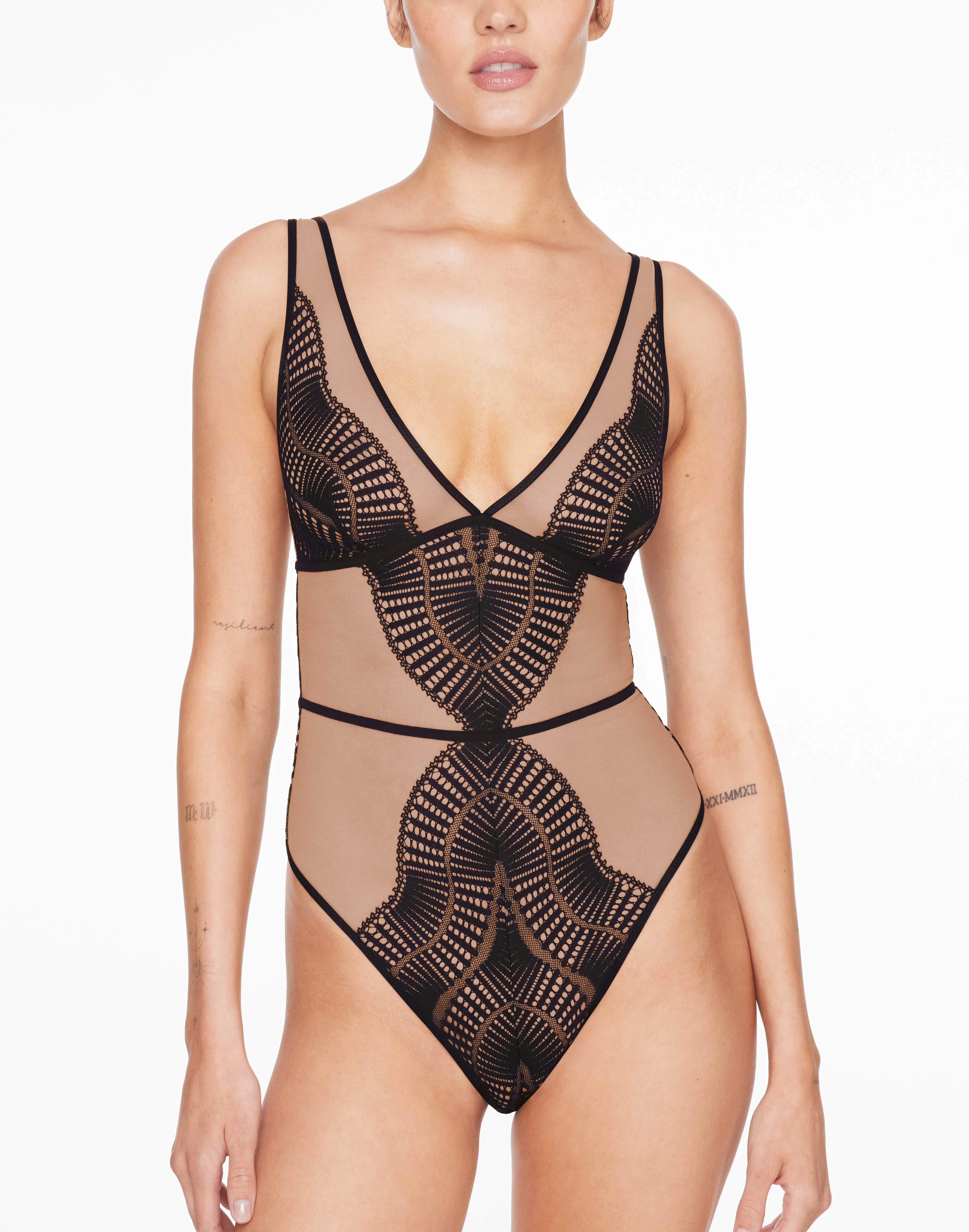 Fleur Lace Unlined Bodysuit