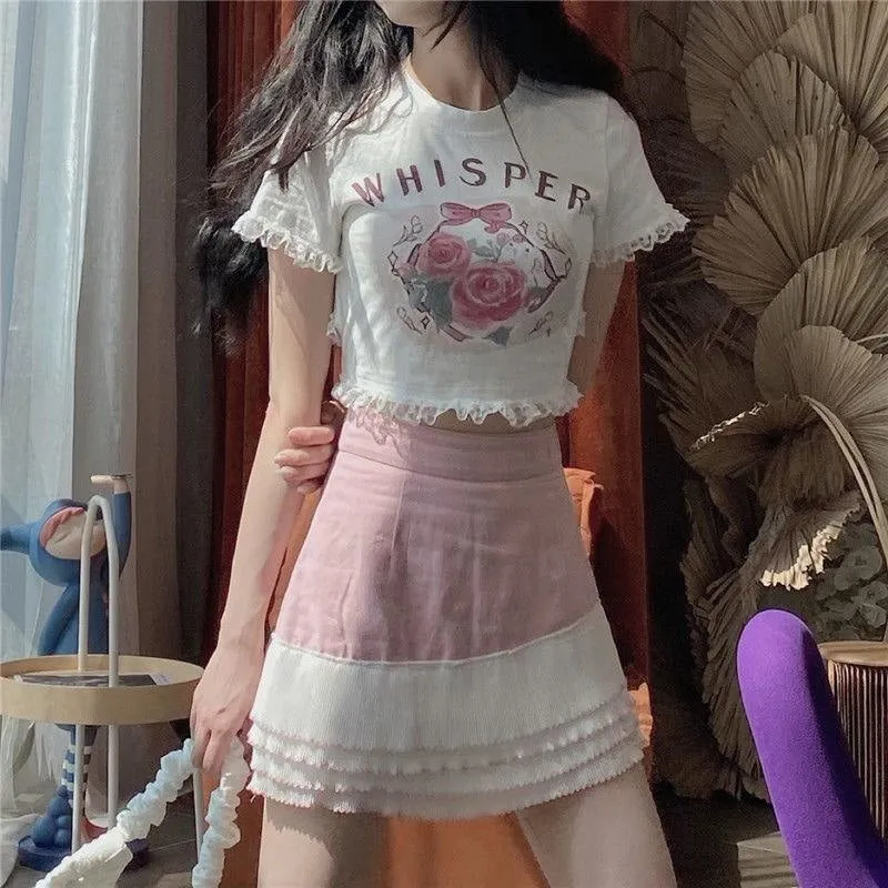 Floral Whisper Crop Top