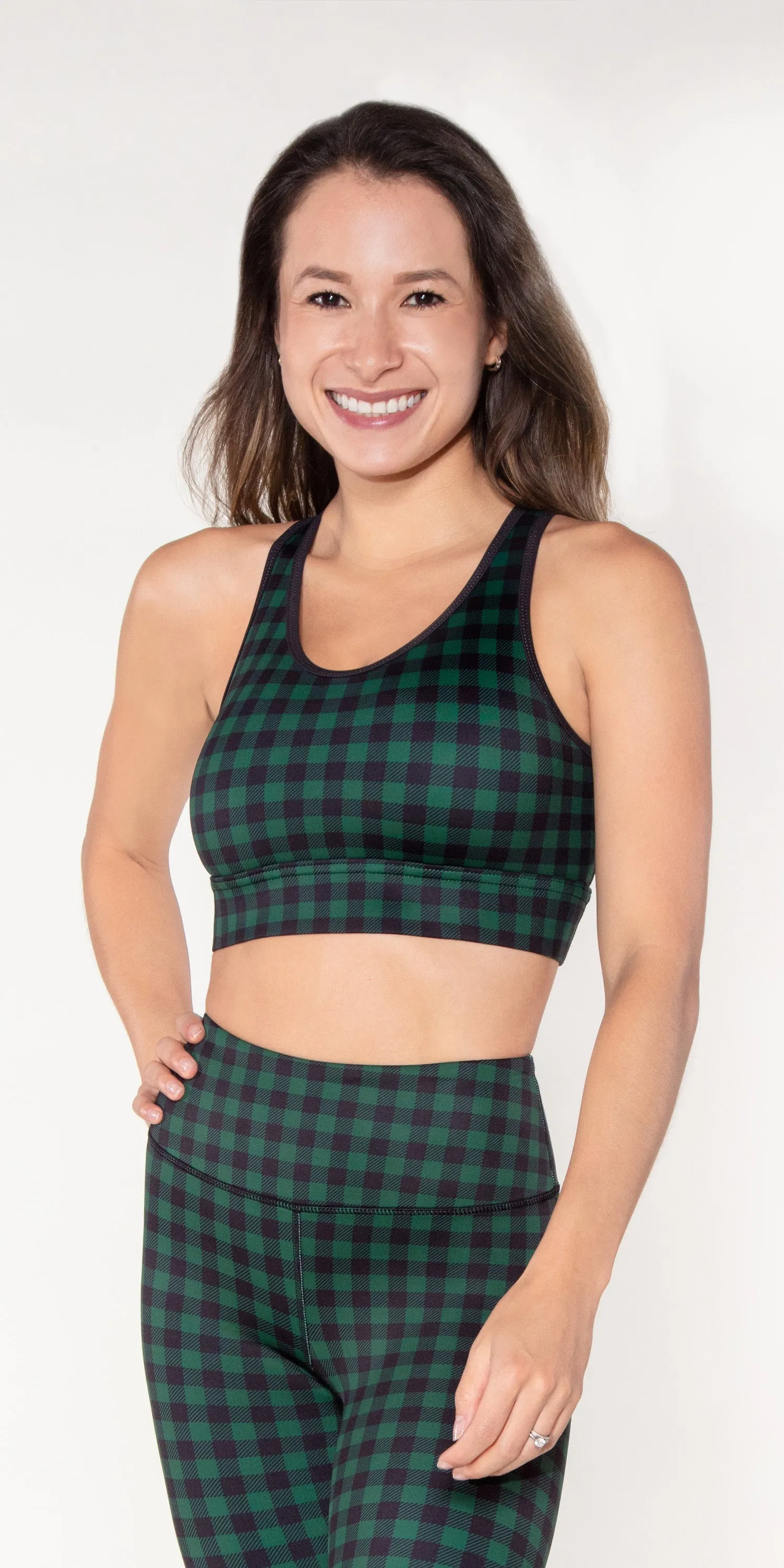 Forest Plaid - Sports Bra [Final Sale]