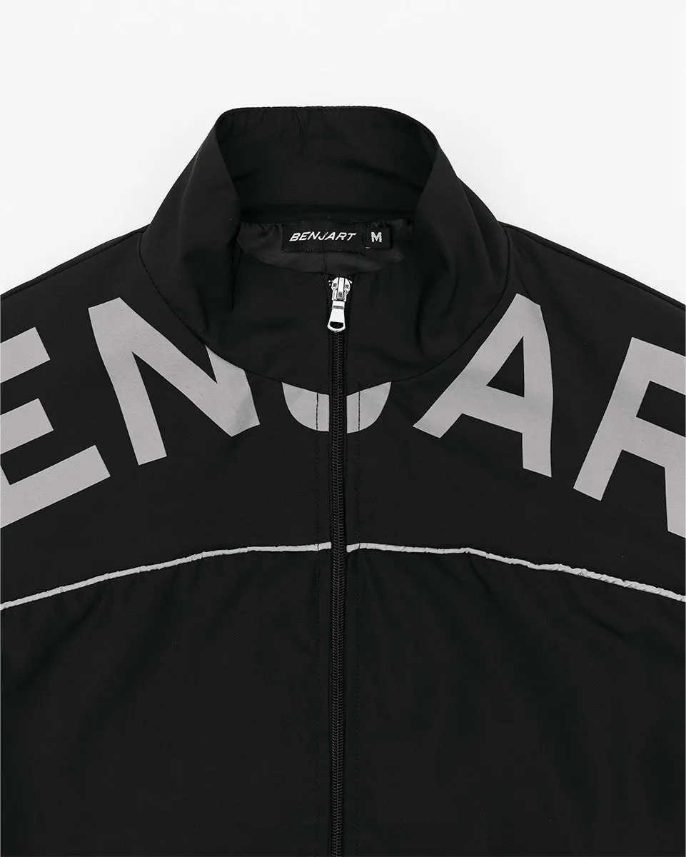 Geo Racer Jacket - Black/White