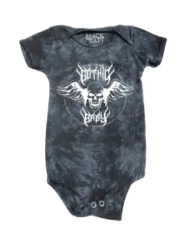 Gothic Baby Winged Skull - Baby Onesie