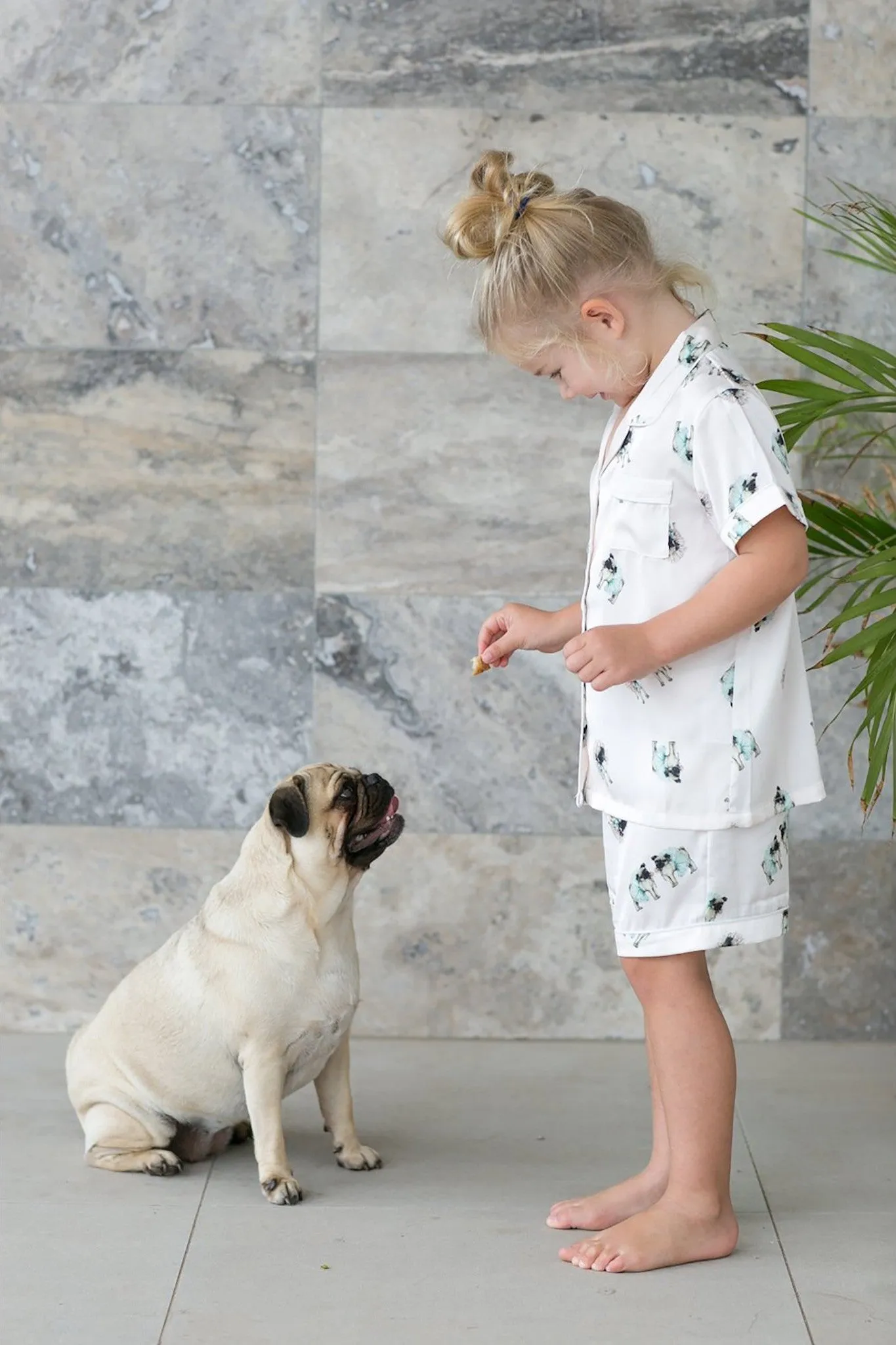 Grace Childen's Pyjama Set - Ruby Pug