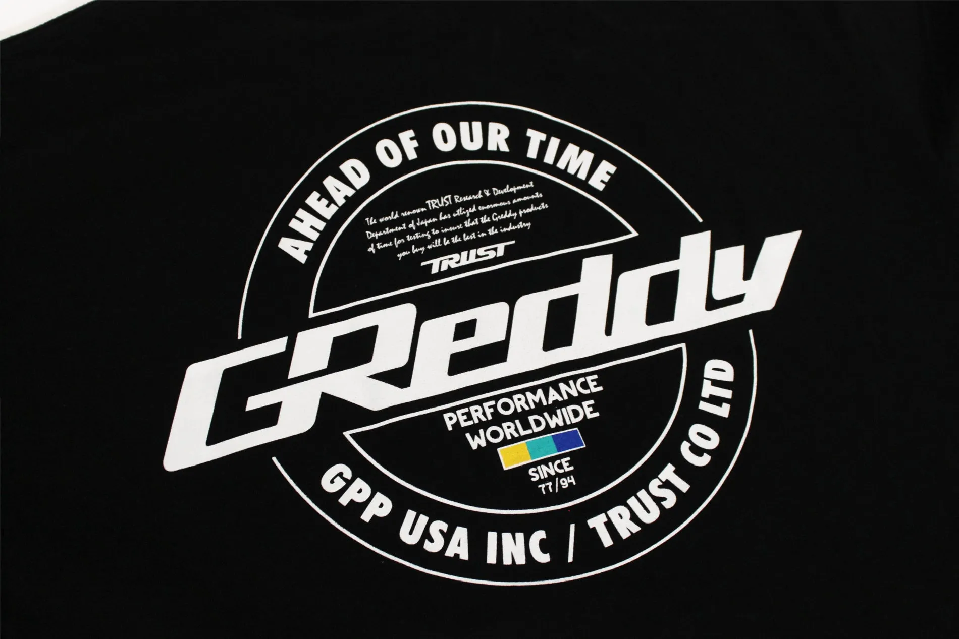 GReddy Worldwide Seal Tee - Black