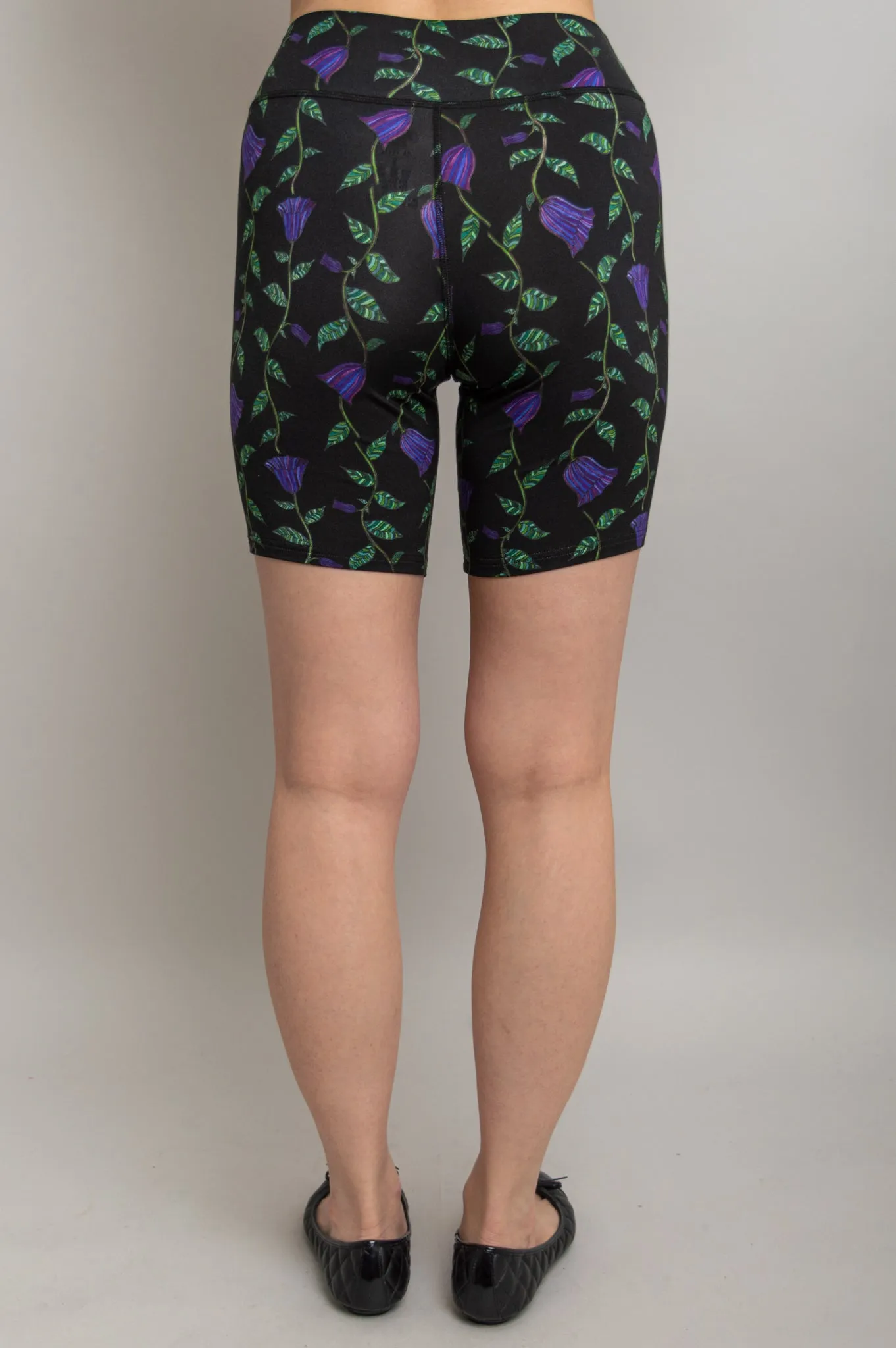 Hallie Shorts, Deco Flora, Bamboo