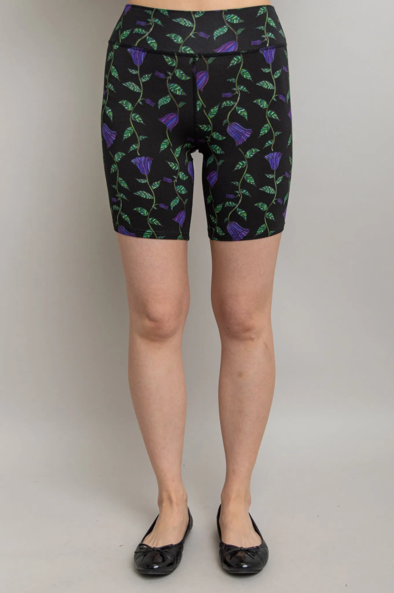 Hallie Shorts, Deco Flora, Bamboo