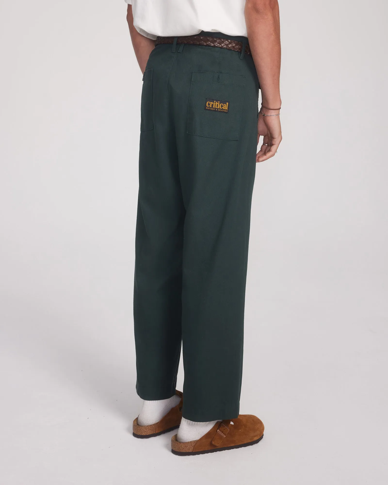 Harro Pleat Pant  - Pine