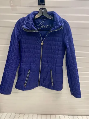 Jacket Puffer & Quilted By Guess In Purple, Size: Xs