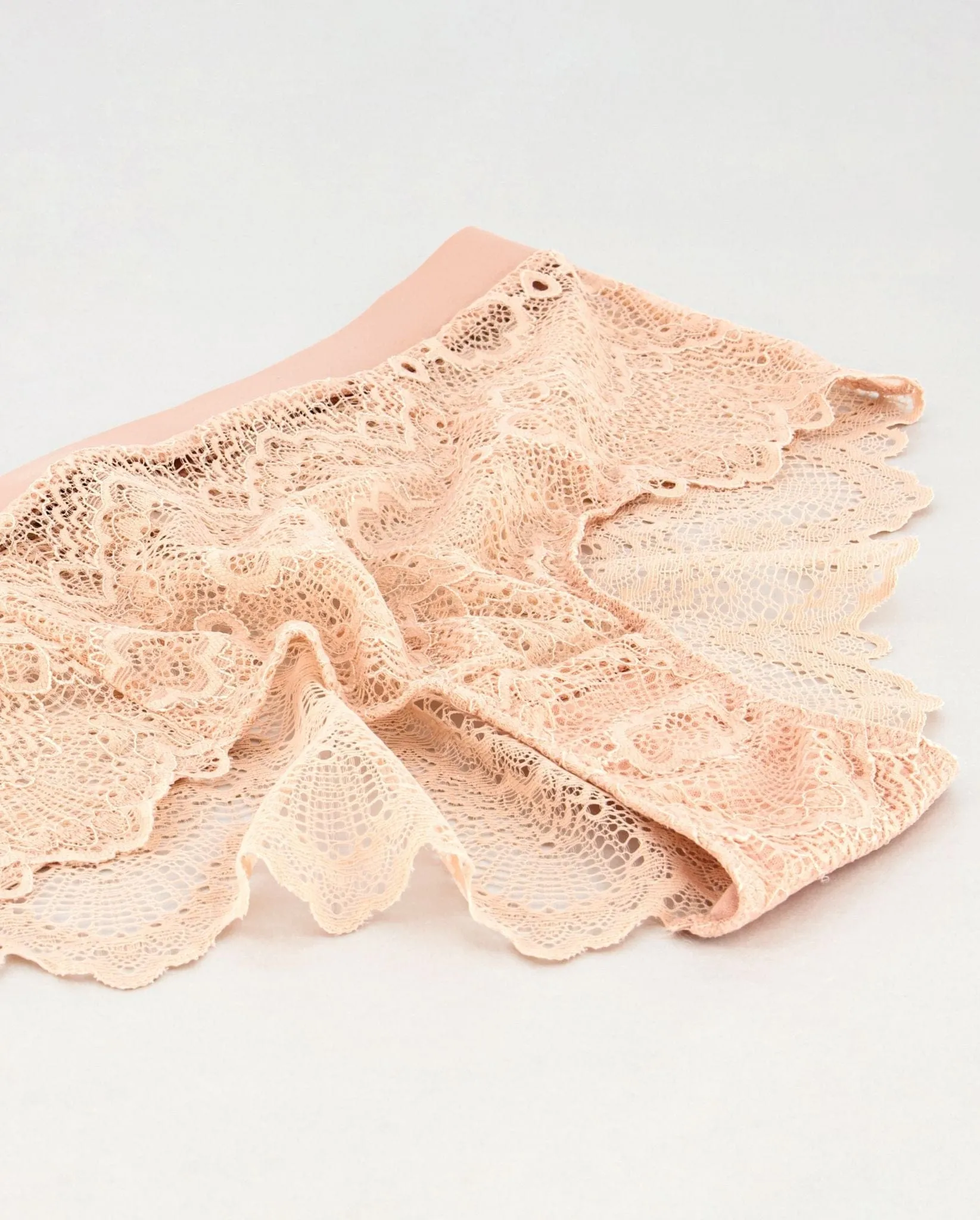 Lace Highwaist Briefs 001 Nude