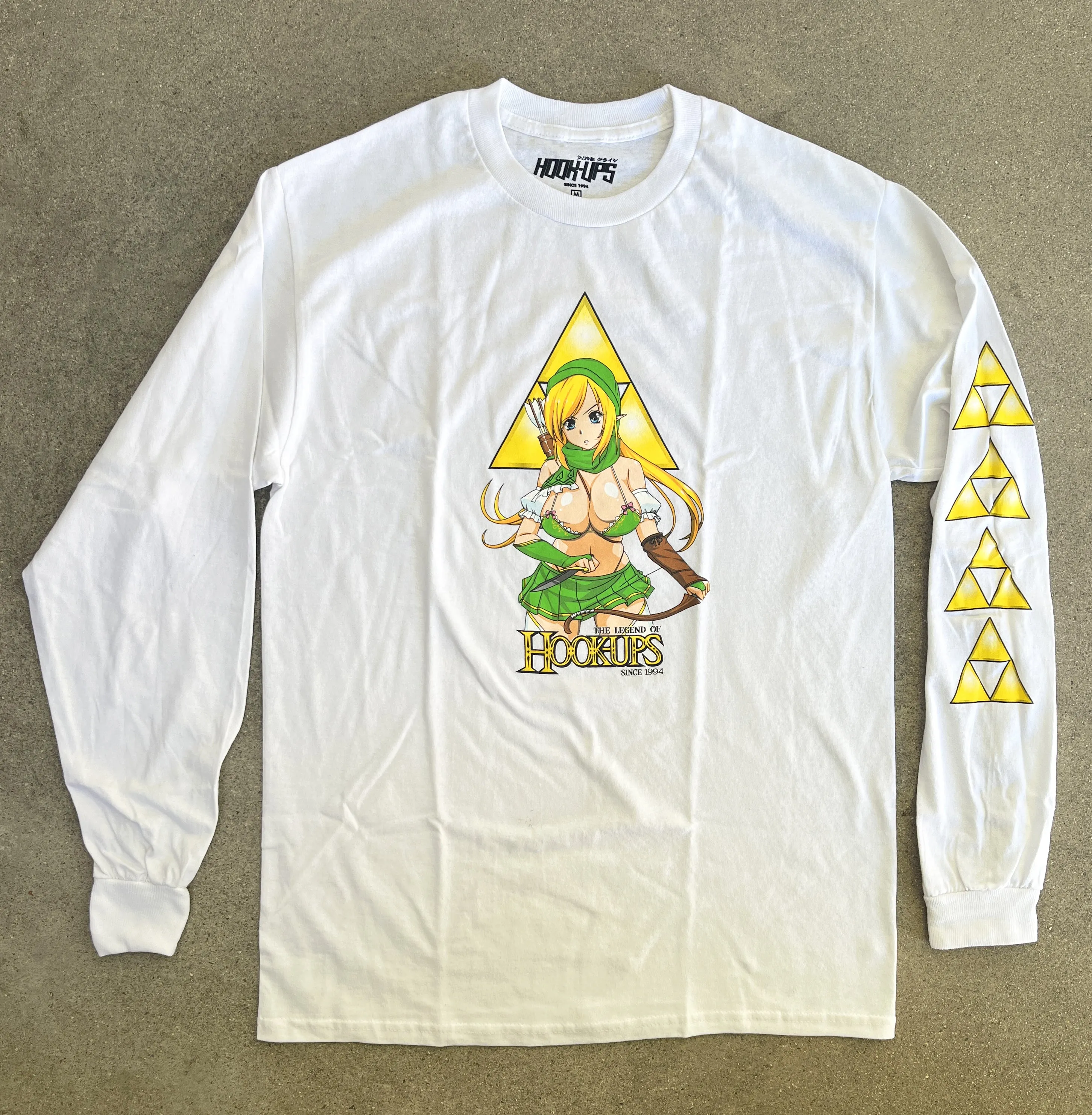 link LONG SLEEVE t-shirt - WHITE