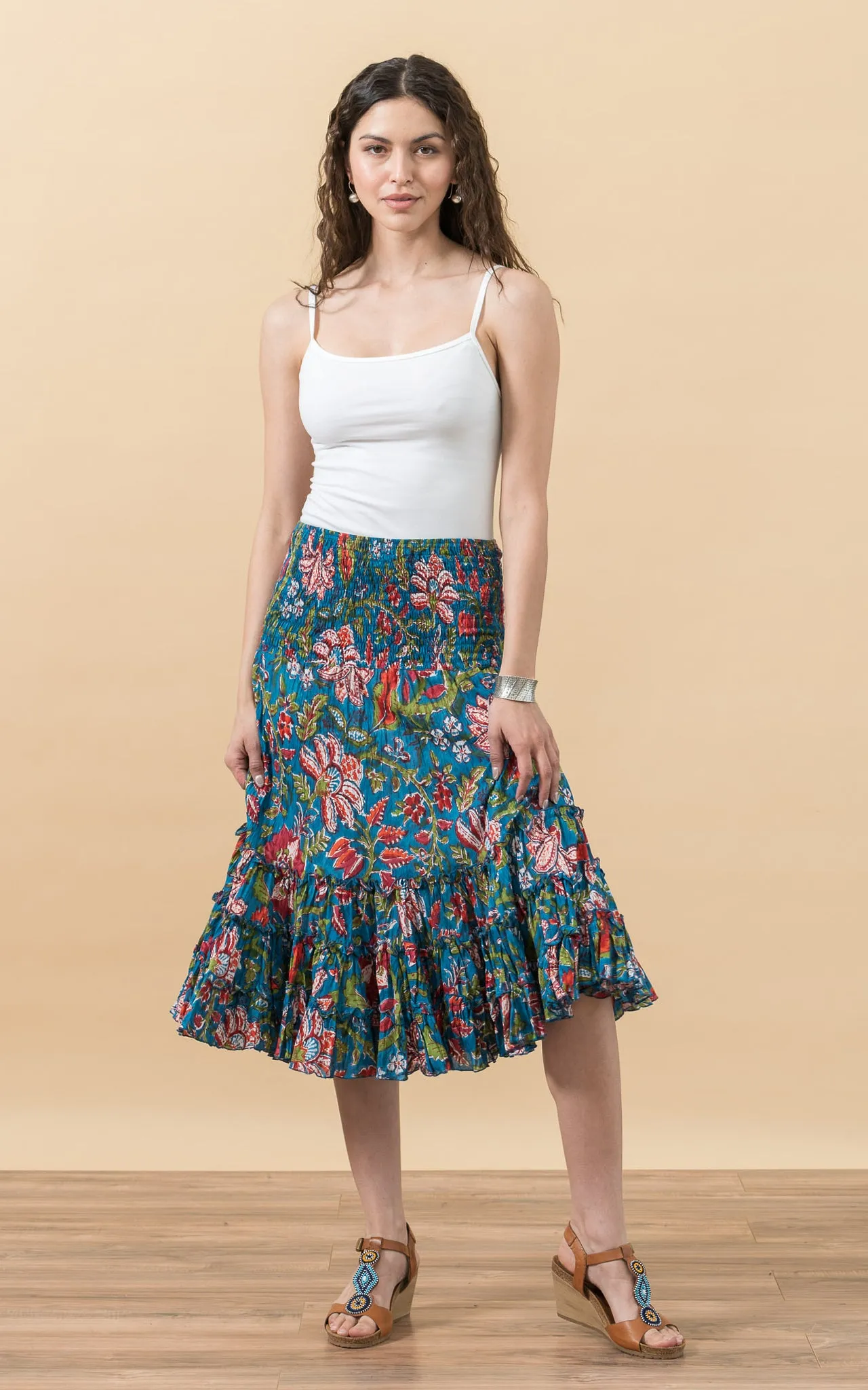 Lola Skirt, Short, Zara Turquoise