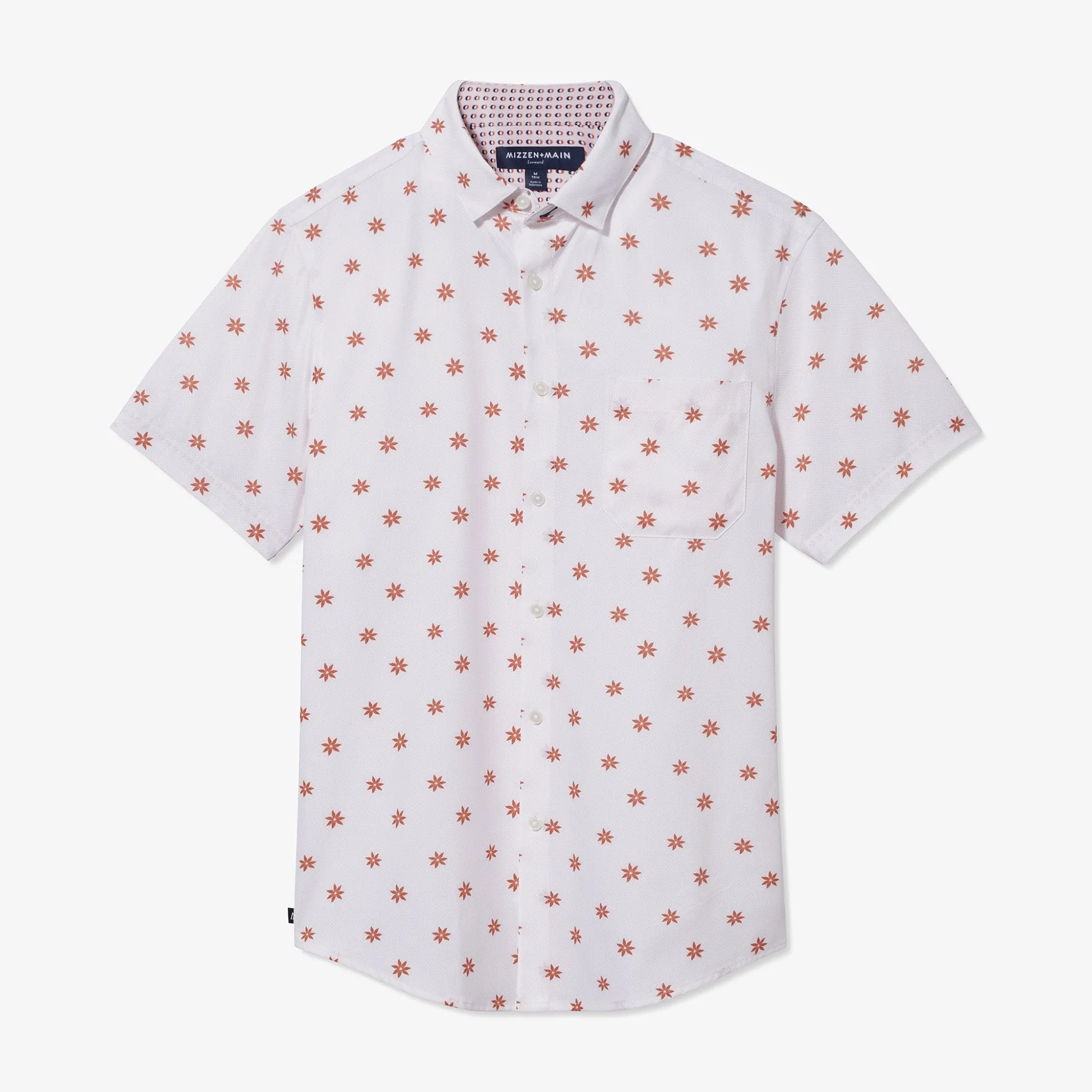 Lotus Floral Dot Print