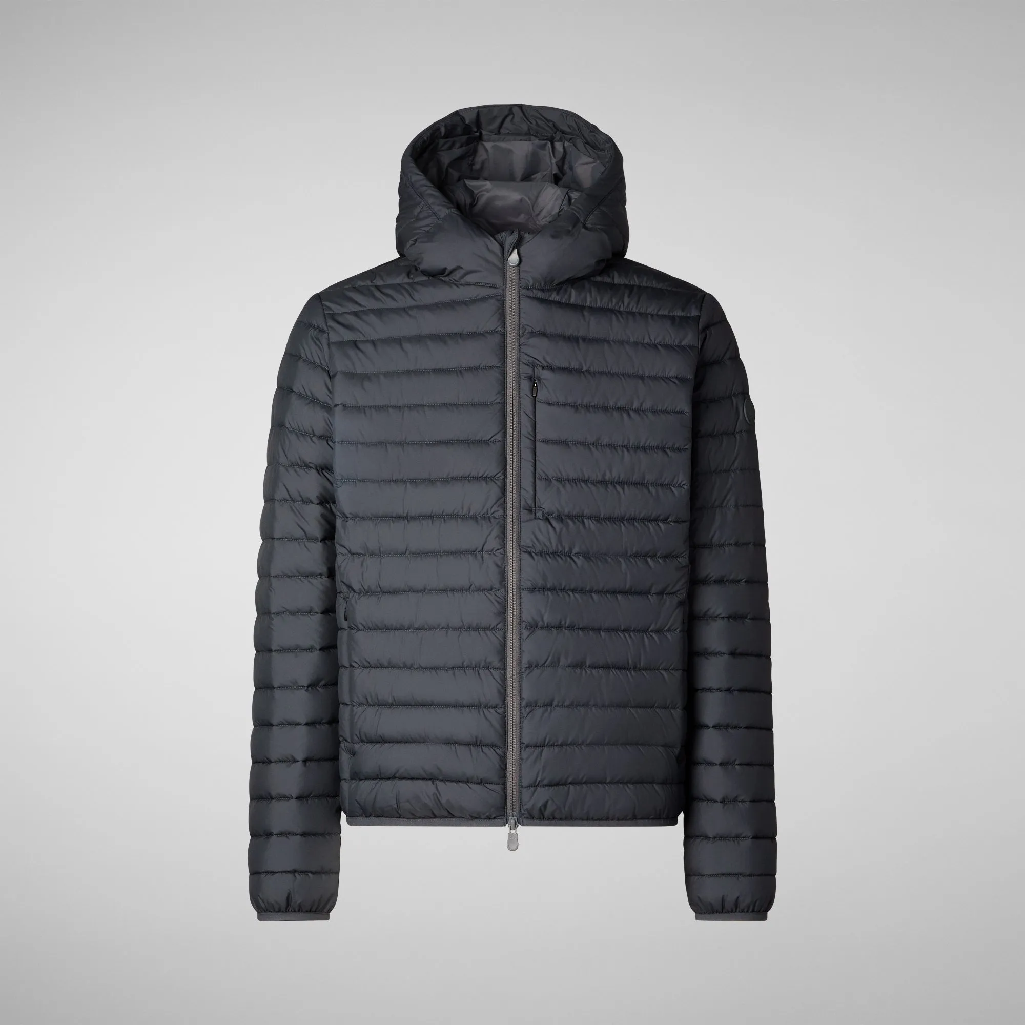 Man's animal free puffer Cael in storm grey