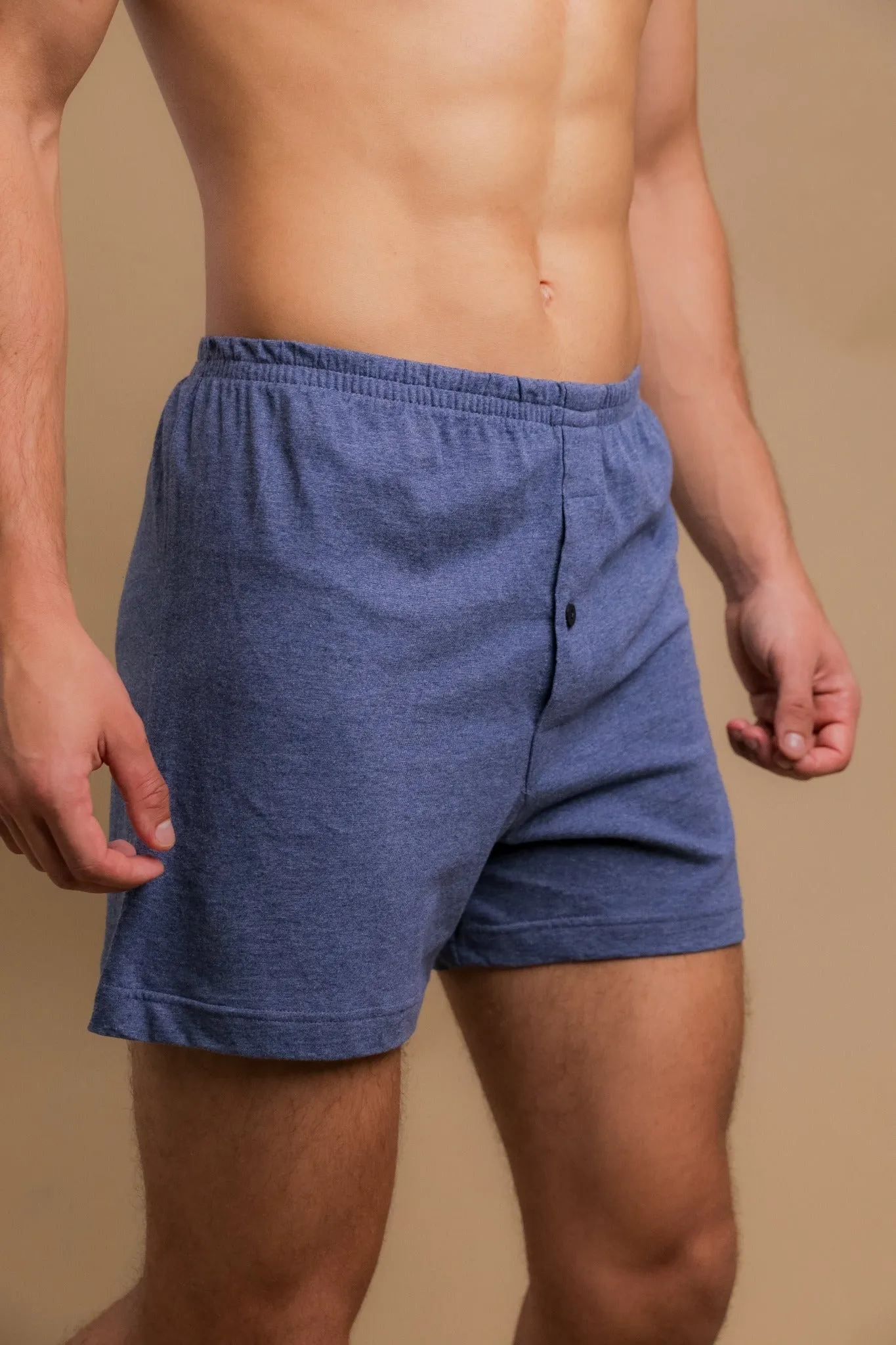 Men's Elasticized Loose Boxer Shorts