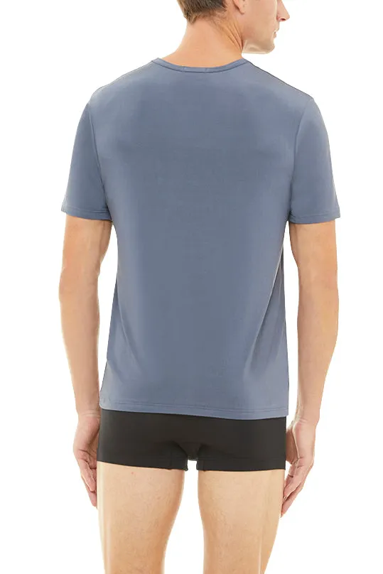 Men's Polyamide V-neck Top