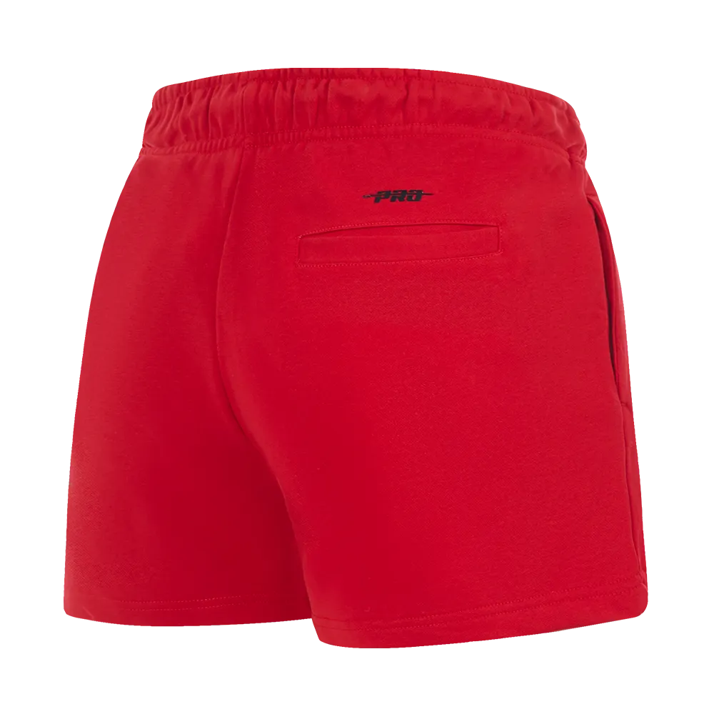 MLB BOSTON RED SOX CLASSIC WOMEN'S FLC SHORT (RED)