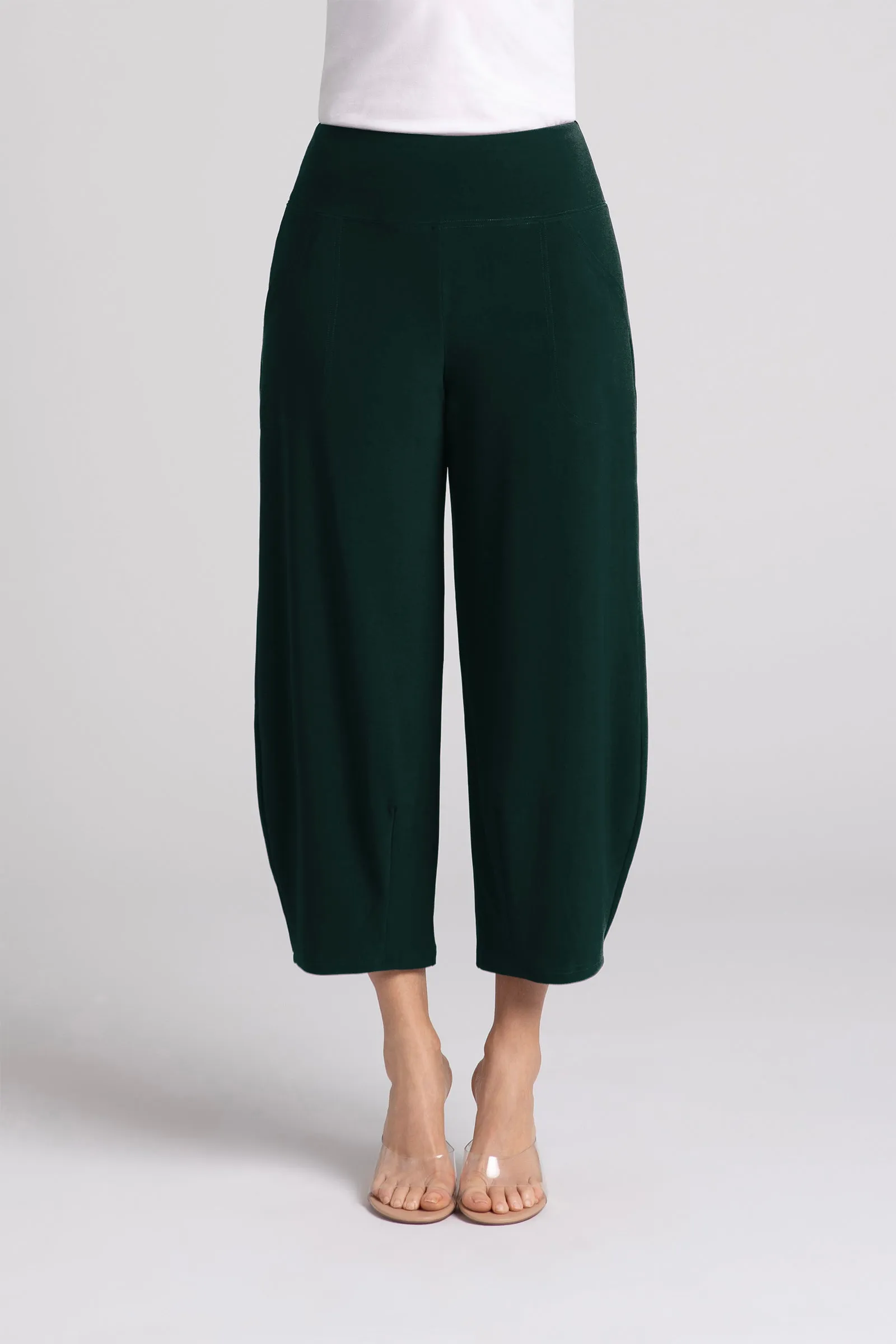 Narrow Lantern Pant | Evergreen